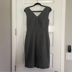 Ava & Aiden Sheath Gray Career Pencil Dress